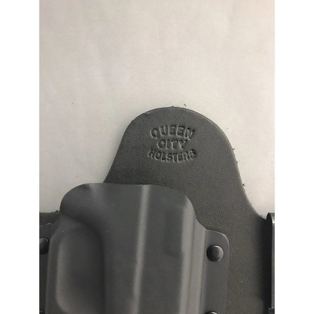 Queen‎ City Holsters Glock 19/23 Leather/Kydex Super Tuck IWB RH Black NEW
